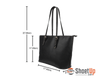 Don't Give Up Large Leather Tote Bag