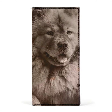Lovely Chow Chow Print Women's Leather Wallet