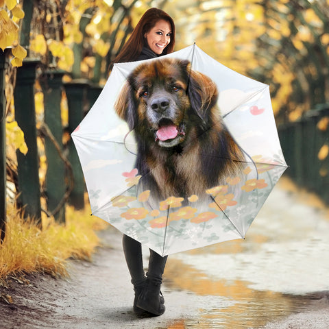 Leonberger Dog Print Umbrellas