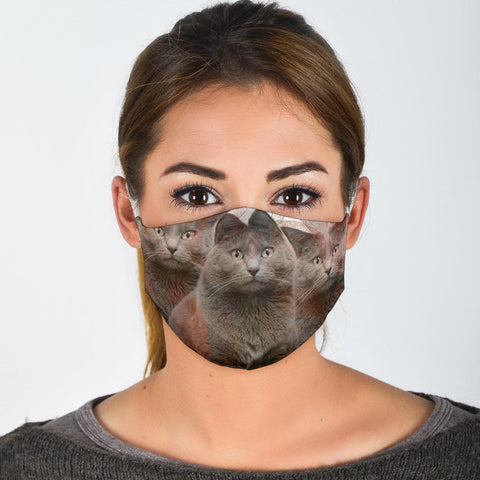 Chartreux Print Face Mask-Limited Edition