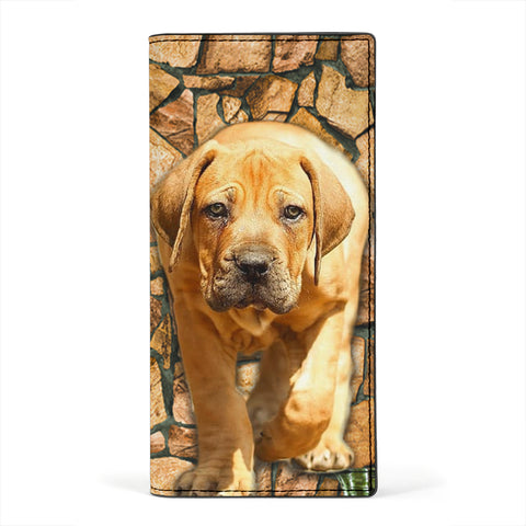 Boerboel Print Women's Leather Wallet