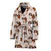 Lhasa Apso Dog Pattern Print Women's Bath Robe