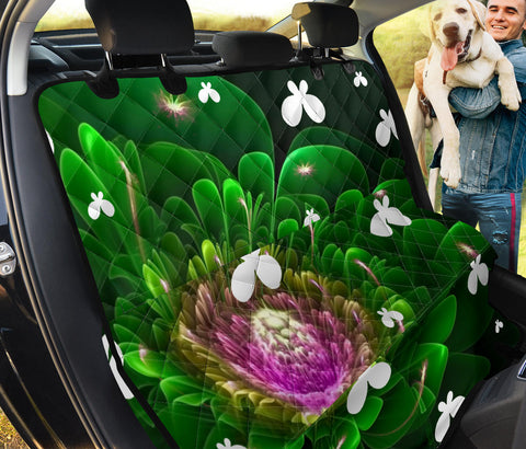 Butterfly Floral Print Pet Seat Covers