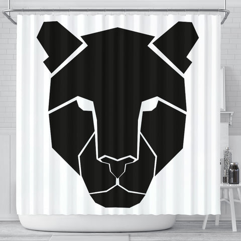 Amazing Leopard Design Print Shower Curtains