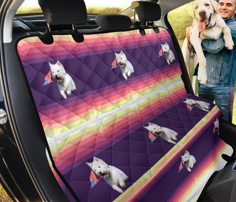 Cute Westie Print Pet Seat covers