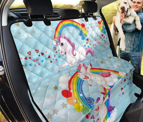 Unicorn Playing Print Pet Seat Covers