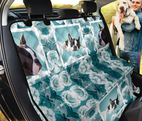 Cute Boston Terrier Print Pet Seat Covers