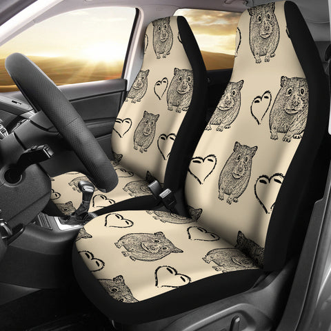Roborovski Dwarf Hamster Patterns Print Car Seat Covers