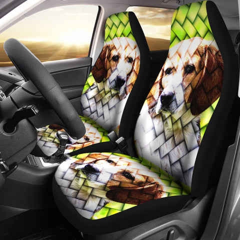 Beagle Dog Awesome Art Print Car Seat Covers