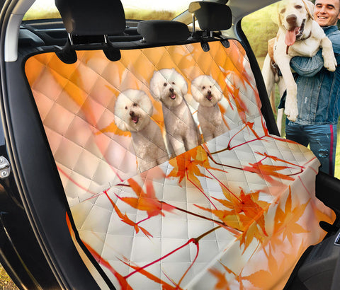 Lovely Bichon Frise Print Pet Seat Covers