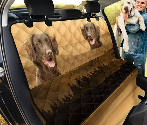 Flat Coated Retriever Print Pet Seat Covers