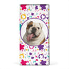 Bulldog Print Women's Leather Wallet