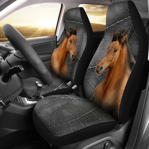 Mustang Horse Print Car Seat Covers