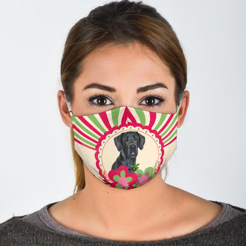 Cute Great Dane Print Face Mask