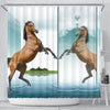 Lusitano Horse Print Shower Curtain