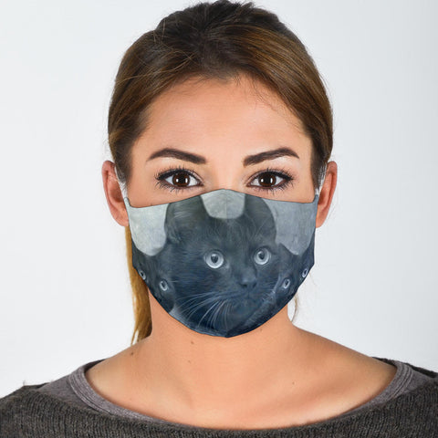 Lovely Havana Brown Cat Print Face Mask