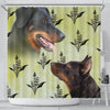 Beauceron Dog Print Shower Curtain