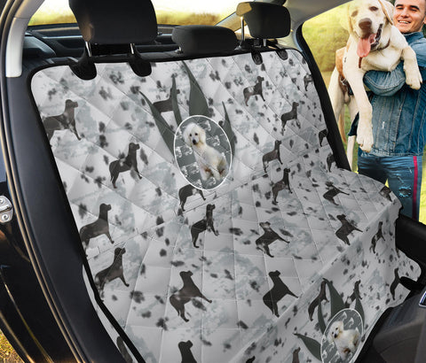 Poodle Dog Print Pet Seat Covers