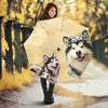 Alaskan Malamute Print Umbrellas