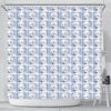 Kuvasz Dog Pattern Print Shower Curtain