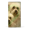 Dandie Dinmont Terrier Print Women's Leather Wallet