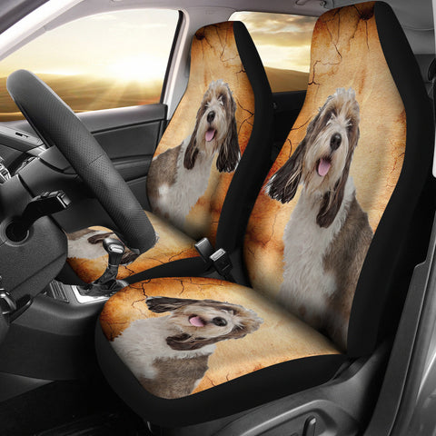 Petit Basset Griffon Vendeen Print Car Seat Covers