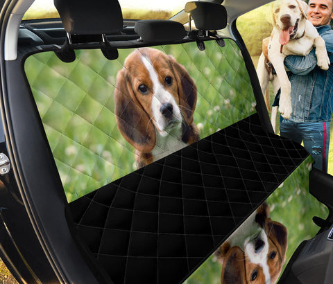 Beagle Puppy Print Pet Seat Cover