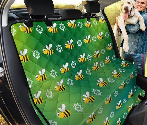Bee Patterns Print Pet Seat Covers