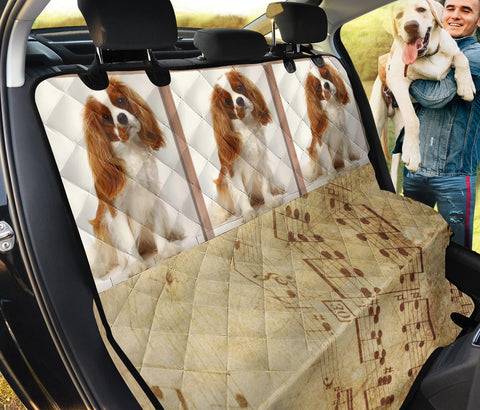 Cavalier King Charles Spaniel Print Pet Seat Covers