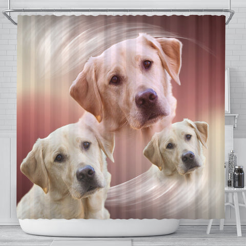 Amazing Labrador Retriever Print Shower Curtains