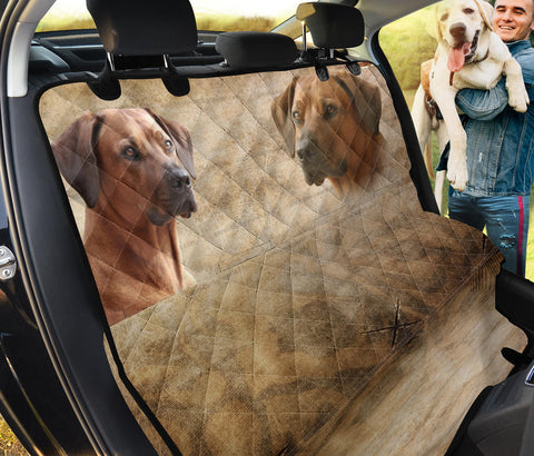 Rhodesian Ridgeback Print Pet Seat Covers