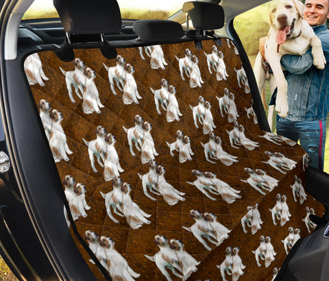 Jack Russell Terrier Pattern Print Pet Seat Cover