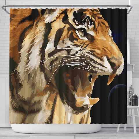 Amazing Tiger Art Print Limited Edition Shower Curtains