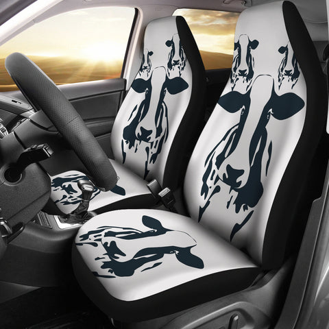 Lovely Cow Print Car Seat Covers
