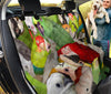 Cute Parrots In Lots Print Pet Seat Covers