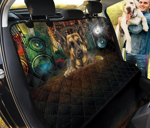 German Shepherd Print Pet Seat Covers