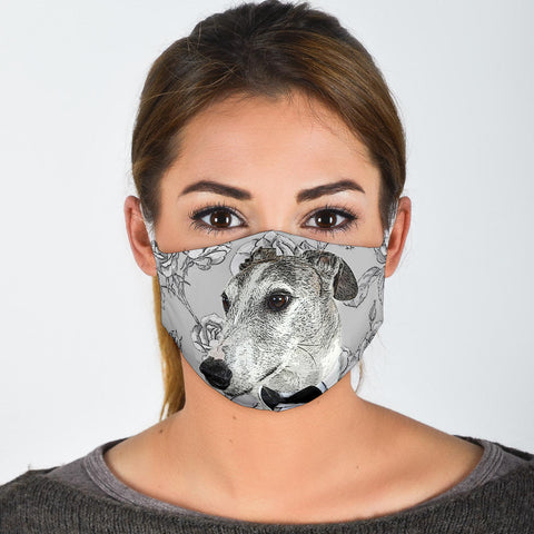 Lovely Greyhound Print Face Mask
