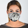 Lovely Greyhound Print Face Mask