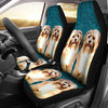 Cute Havanese Dog Print Car Seat Covers