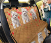 Cute Maltese Print Pet Seat Covers