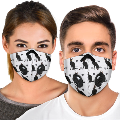Lykoi Cat Print Premium Face Mask