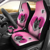 Norwegian Elkhound Dog In heart Print Car Seat Covers