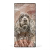 American Water Spaniel Print Women's Leather Wallet