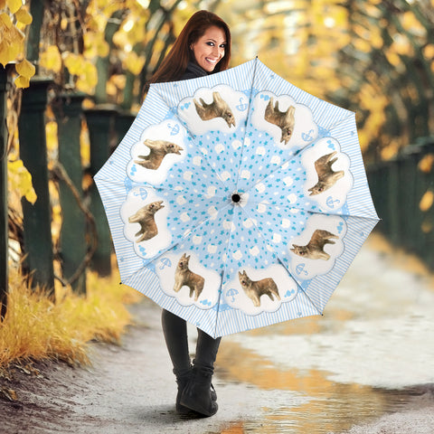 Amazing Berger Picard Dog Print Umbrellas