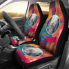 Cute Pomeranian Print Car Seat Covers