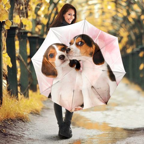 Amazing Beagle Print Umbrellas