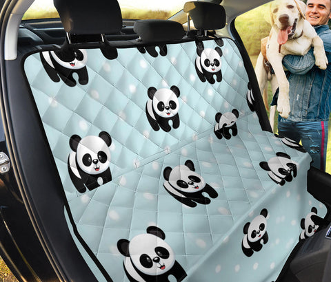 Panda Patterns Print Pet Seat Covers