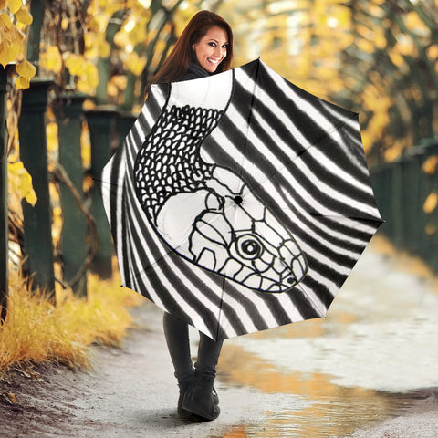 Black & White Snake Print  Umbrellas