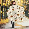 Wirehaired Vizsla Print Umbrellas