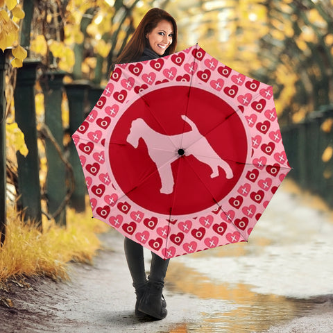 Irish Terrier Print Umbrellas